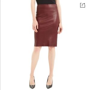 NWT Theory Skinny Pencil Skirt Mulberry